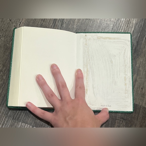 FINAL PRICE Genuine Leather Made in Italy Notebook - Picture 5 of 6